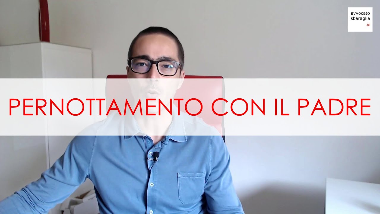 Separazione e pernottamento dei figli con il padre