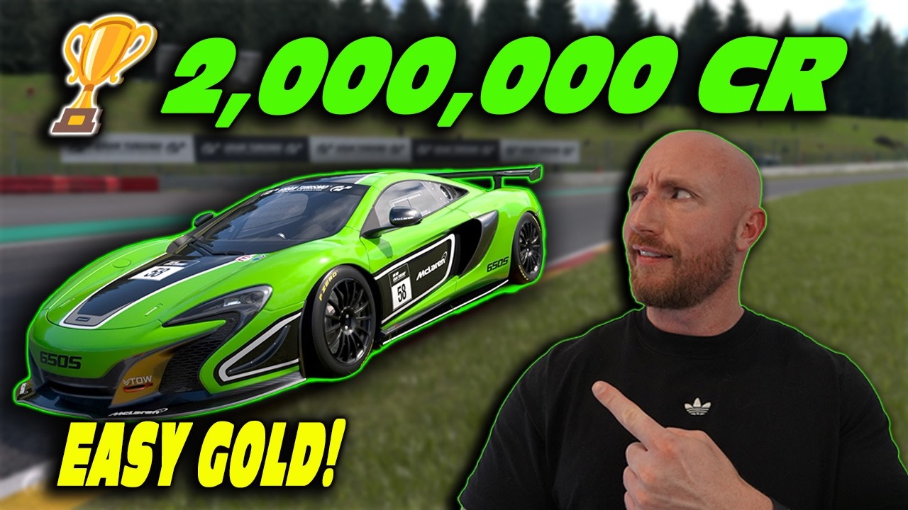 Легкое золото! 🏆 2 миллиона кредитов в Спа | Испытание на время в GT7