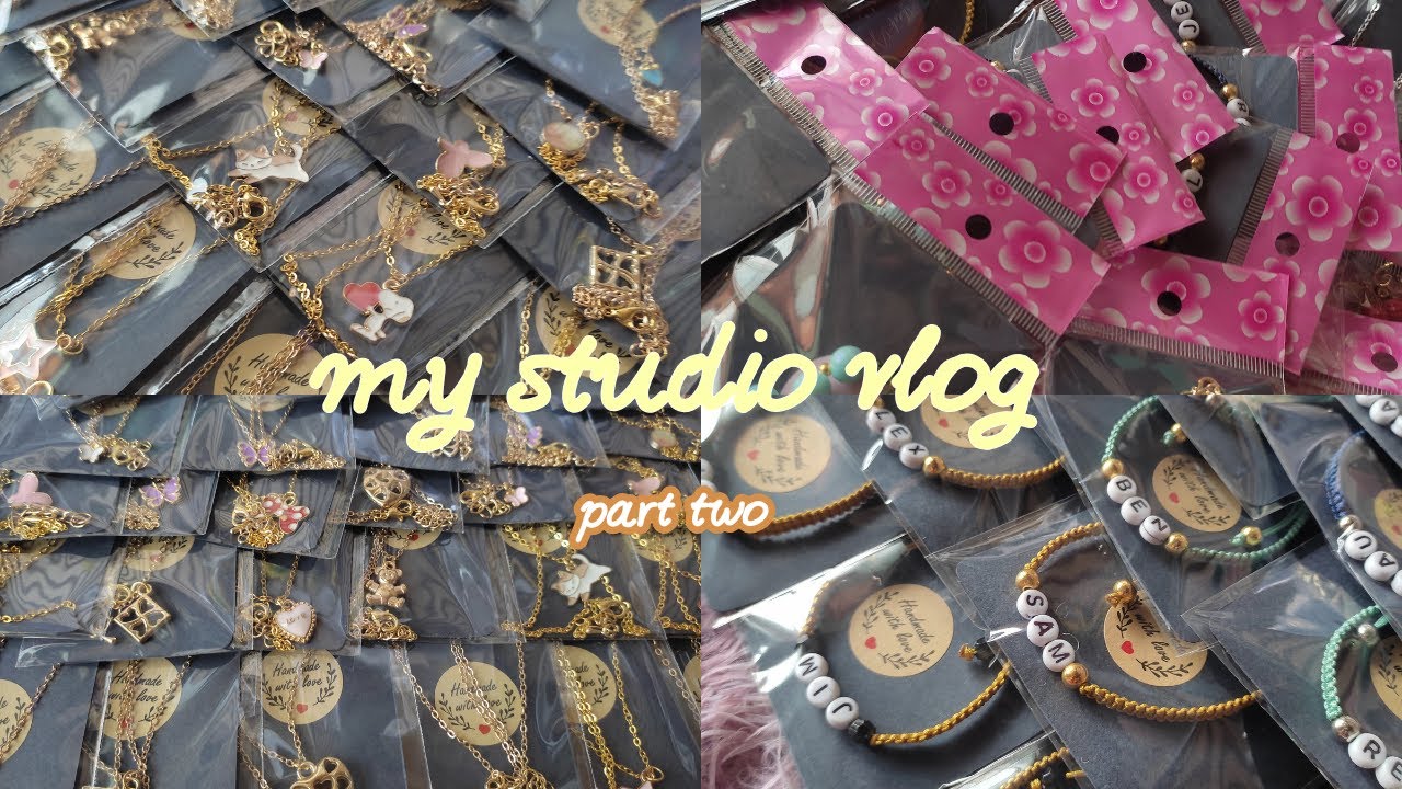 studio vlog part 2 | mini haul + packing orders