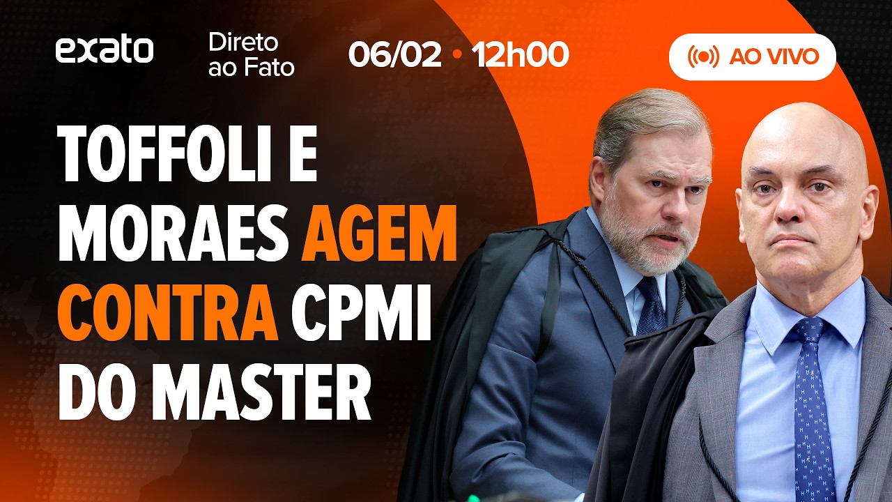 Toffoli e Moraes AGEM CONTRA CPMI do Master; Lula se ENCONTROU com Vorcaro - REVISTA EXATO