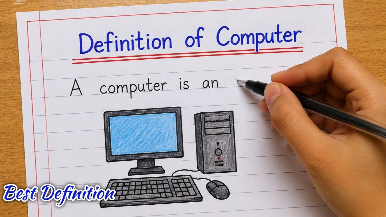 Definition of Computer with Examples | Easy Definition of Computer for Kids | Class 1&ndash;5