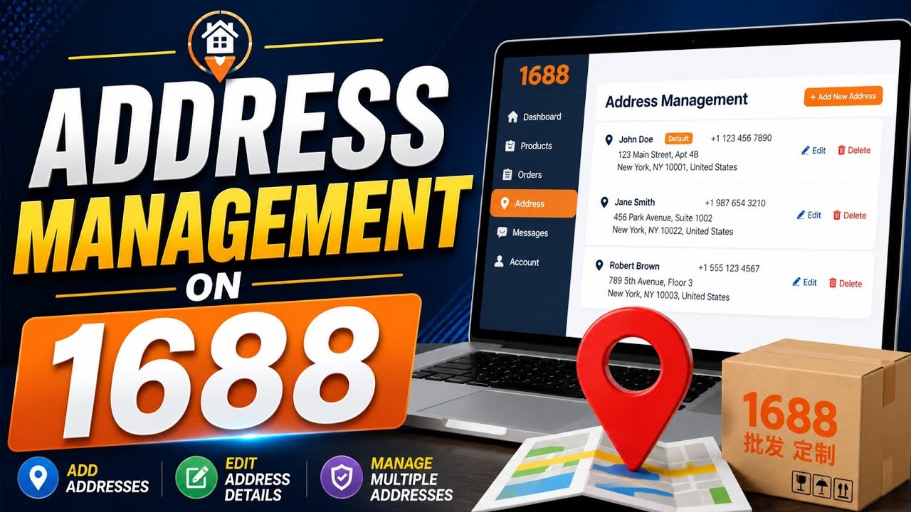 ADDRESS MANAGEMENT ON 1688