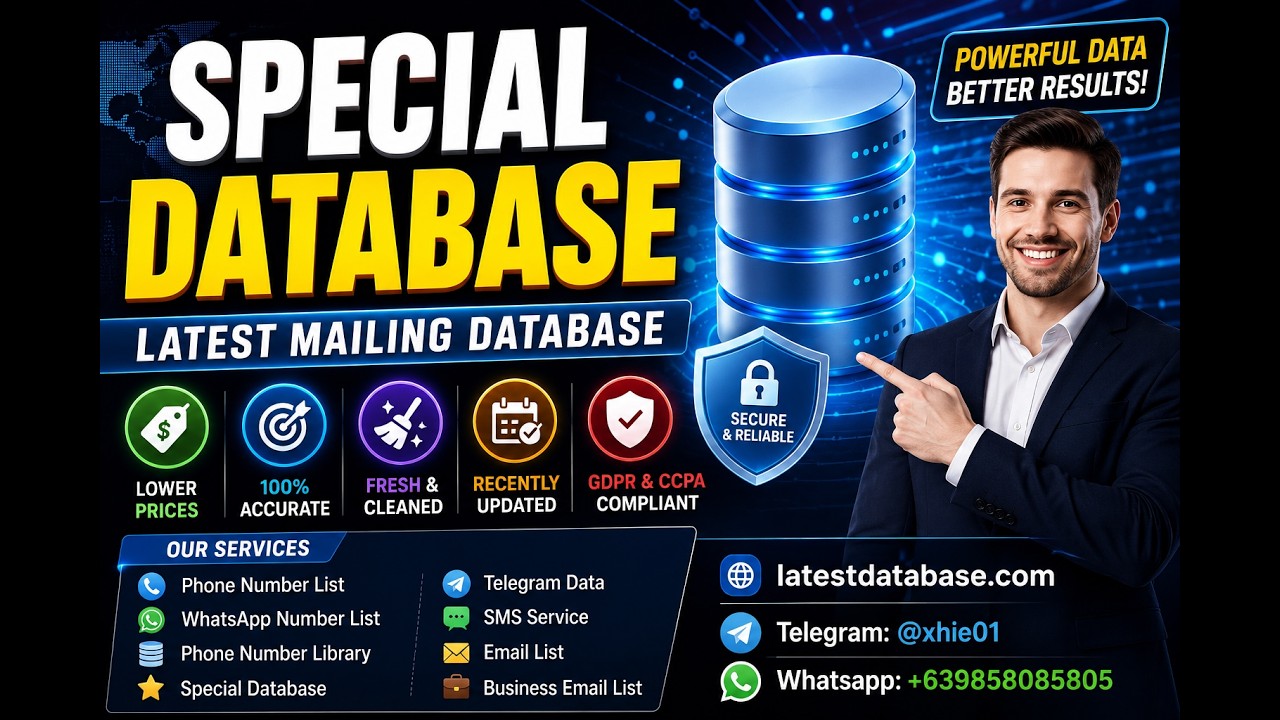 Special Database Solutions | Premium Business Data for Smarter Marketing & Growth
