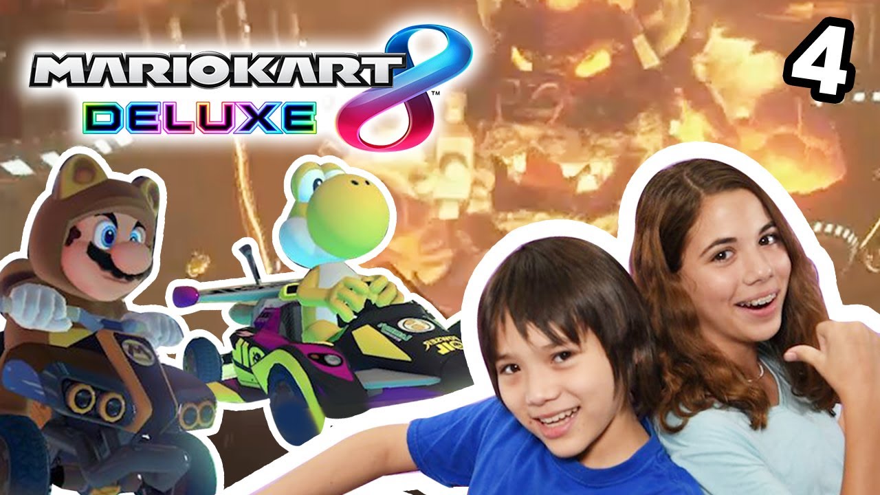 Mario Kart 8 Deluxe Grand Prix EP4 + More | Mother Goose Club Let's Play