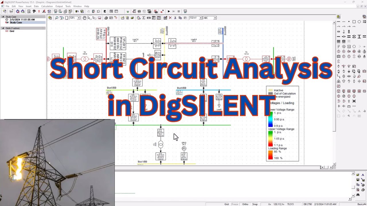 Mastering Short Circuit Analysis with DIgSILENT PowerFactory - Tutorial 7. part 1