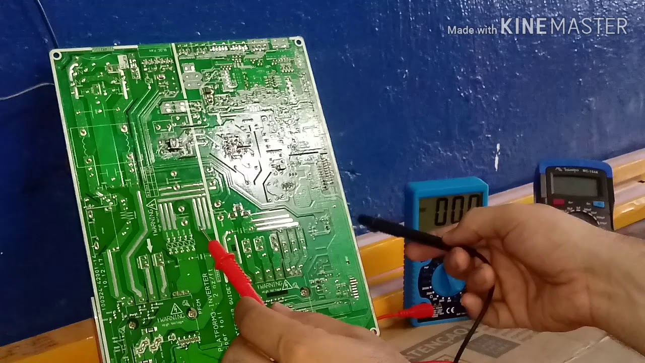 Placa Condensadora Samsung Não Liga