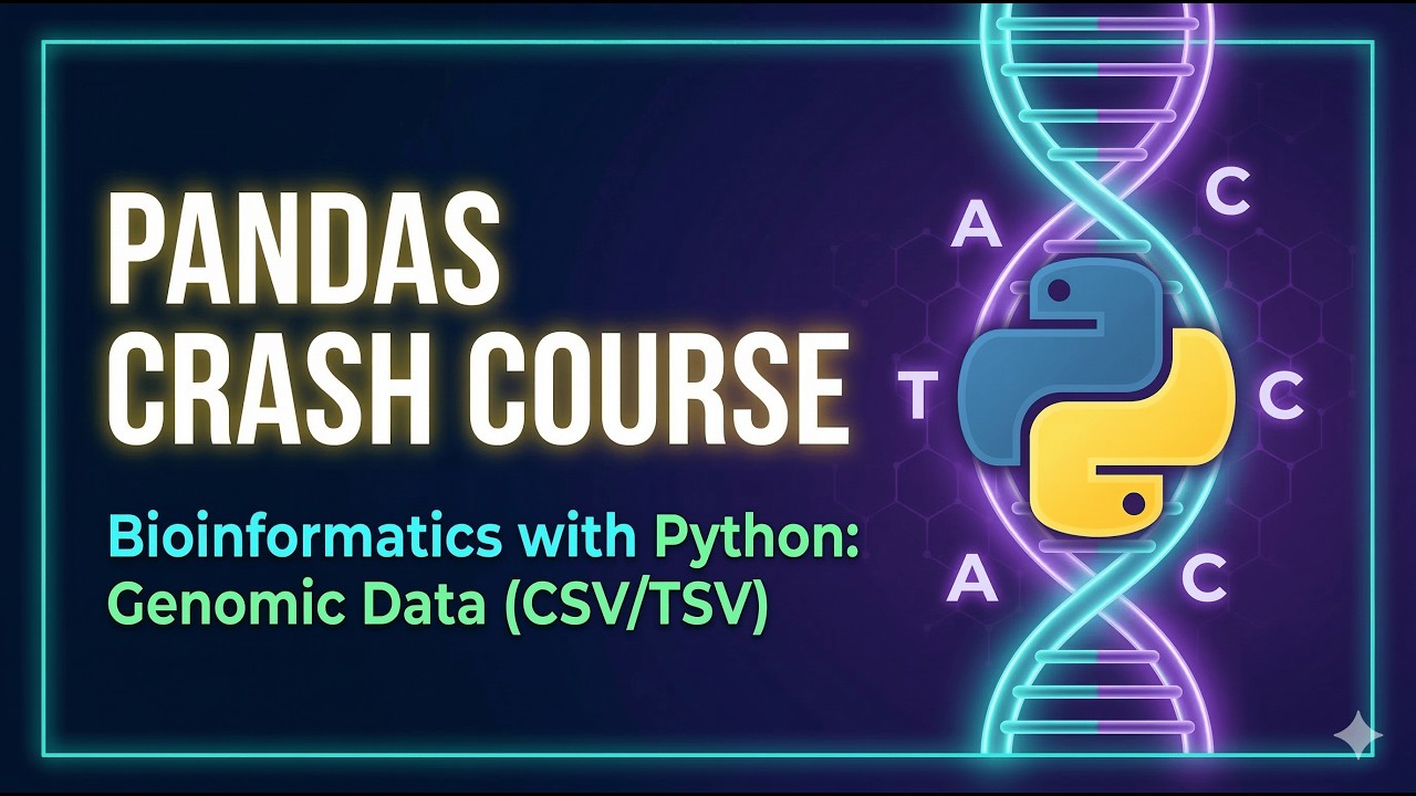 13. Bioinformatics with Python: Pandas Crash Course for Genomic Data (CSV/TSV)