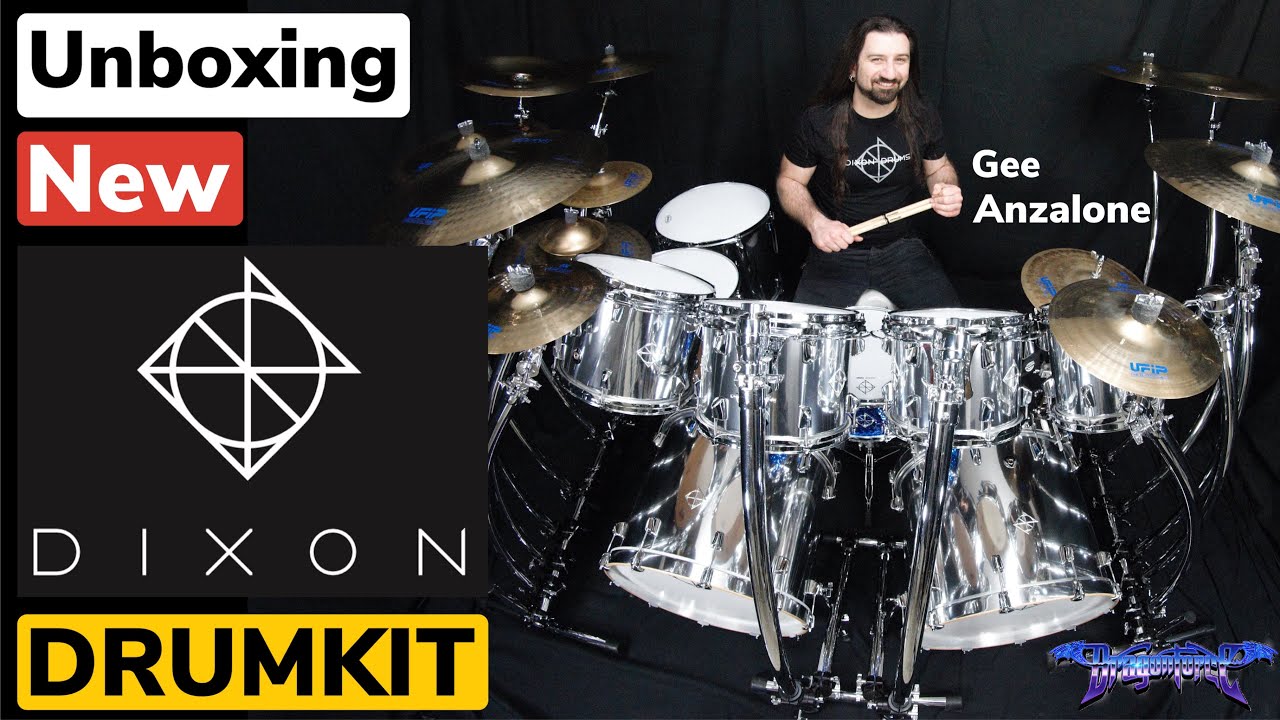 [ GEE ANZALONE ] Распаковка новой ударной установки Dixon Drums - Artisan Series Ultra Maple - Dr...