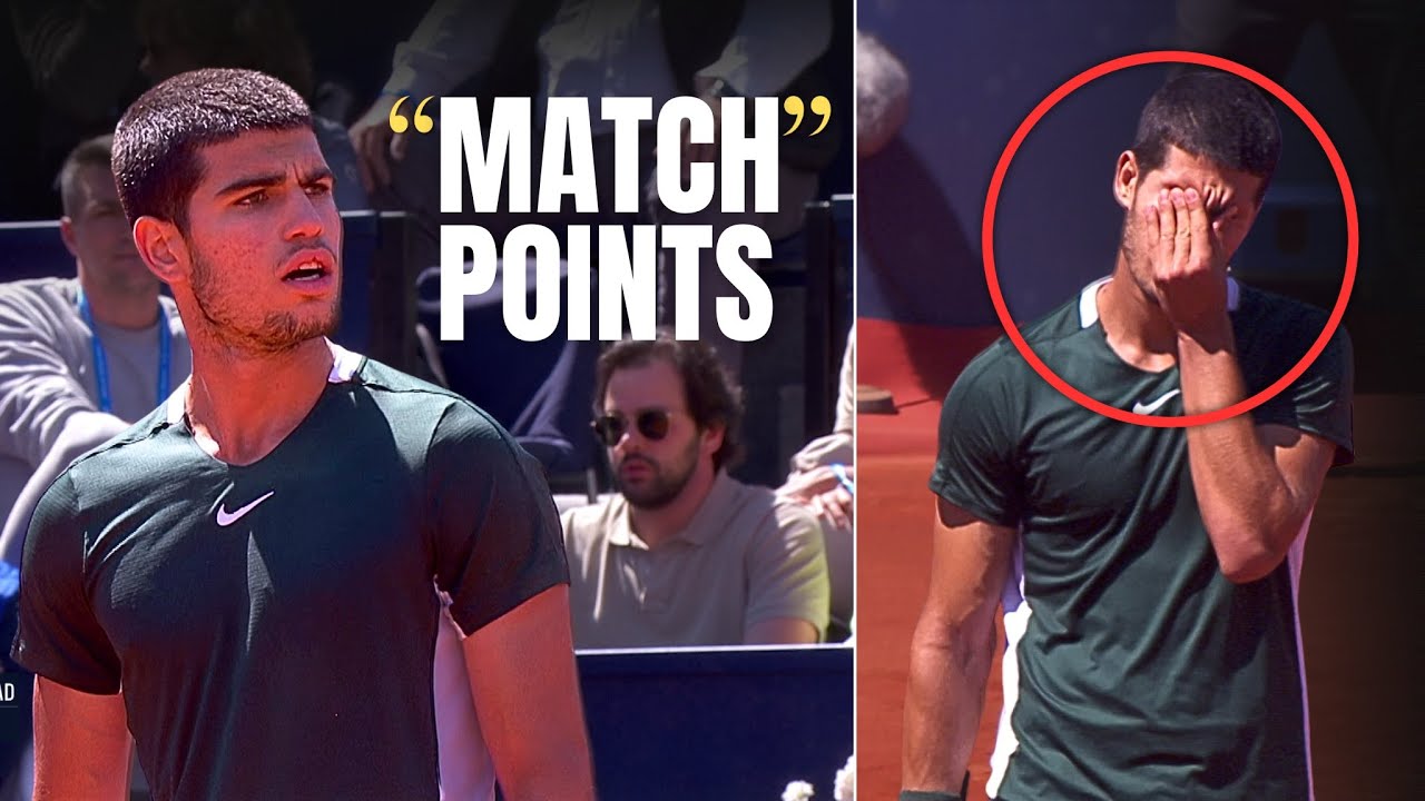 Alcaraz Was Facing Match Points.. What Happens Next Is EXTRAORDINARY!
