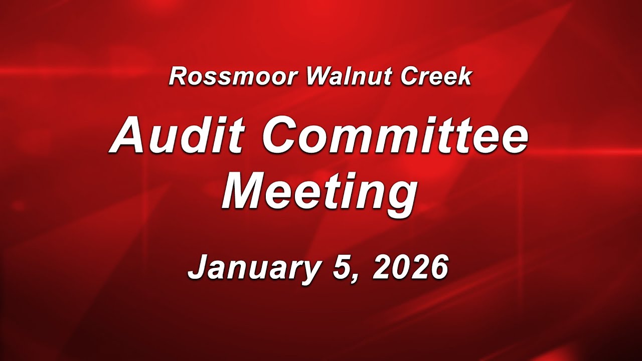 RWC Audit Committee Meeting on January 5, 2026
