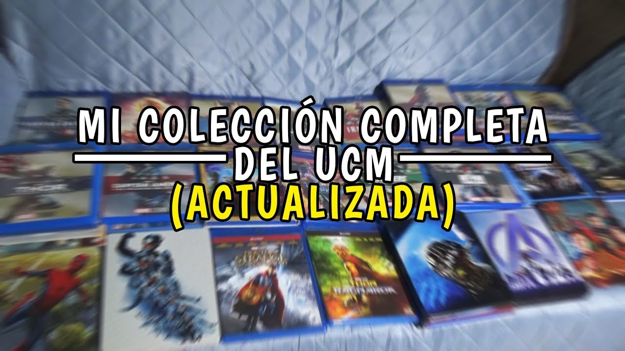MI COLECCIÓN COMPLETA DEL UNIVERSO CINEMATOGRÁFICO DE MARVEL MCU (Blu-ray DVD)