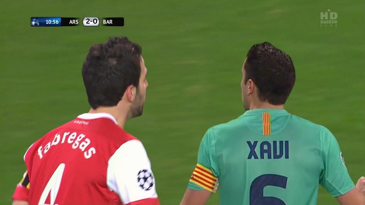 The day Fabregas showed Xavi who is the boss