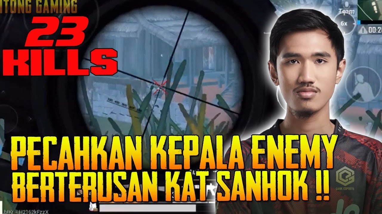 Pecahkan Kepala Enemy Berterusan Kat Sanhok | PUBG Mobile
