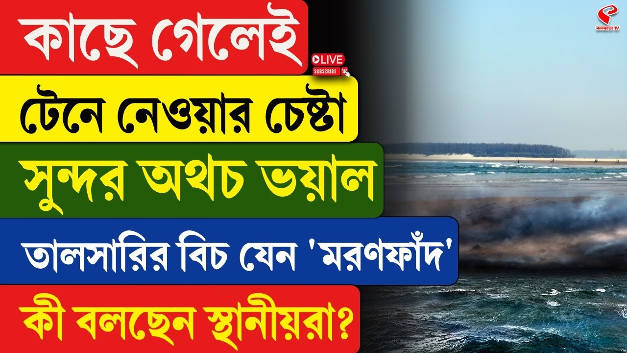 Talsari Beach | কাছে গেলেই টেনে নেওয়ার চেষ্টা, সুন্দর অথচ ভ/য়াল তালসারির বিচ, যেন 'ম/র/ণফাঁদ'