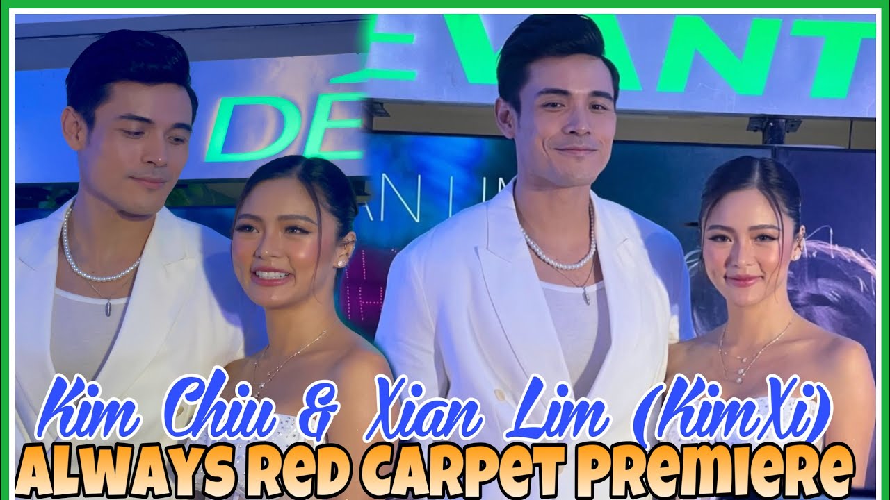 KIM CHIU & Xian Lim kilig arrival at ALWAYS premeire Night