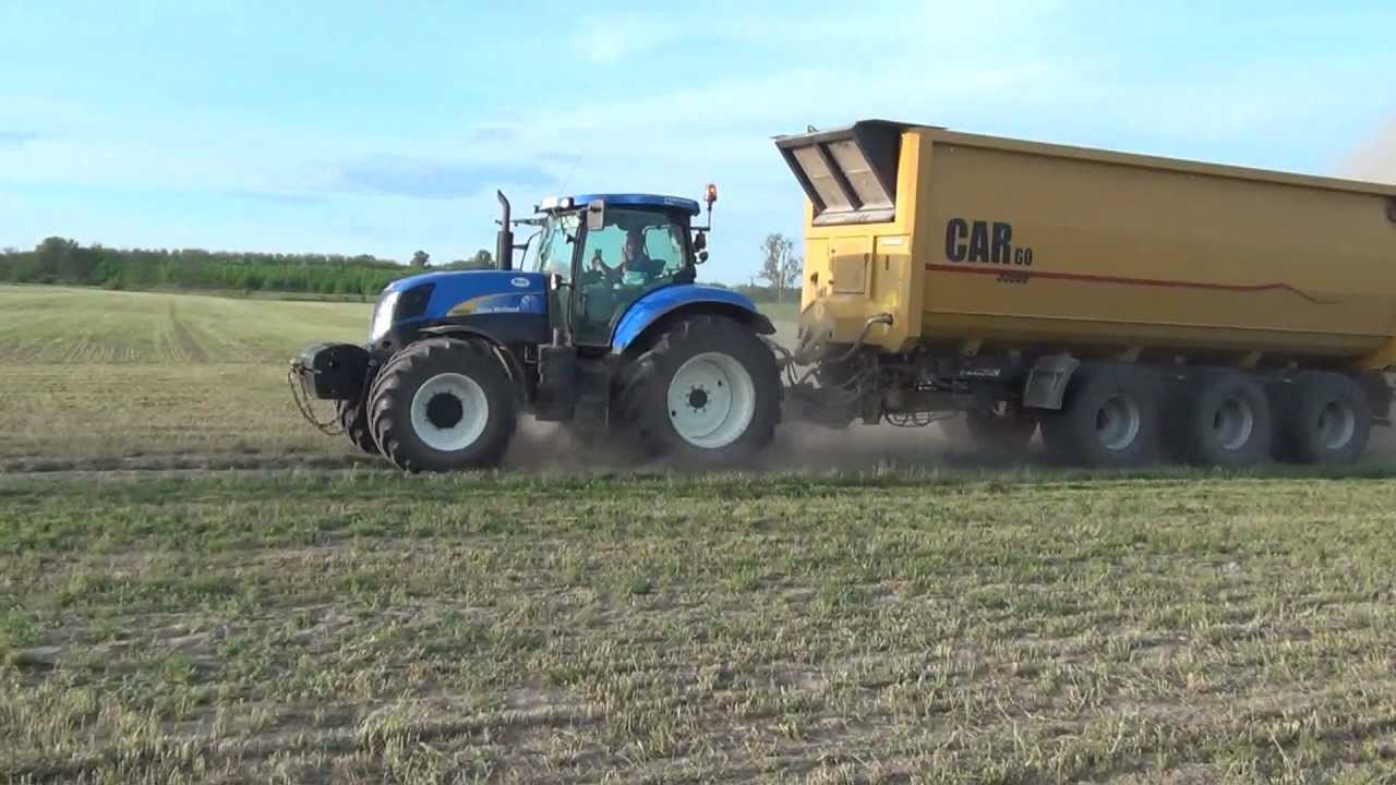 New Holland T6080 & Peecon Cargo