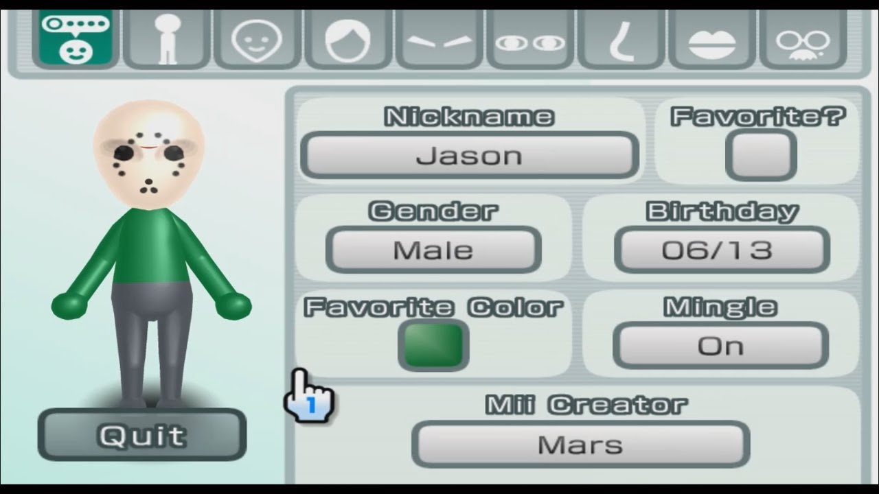 Jason Vorhees - Friday The 13th - Mii 460