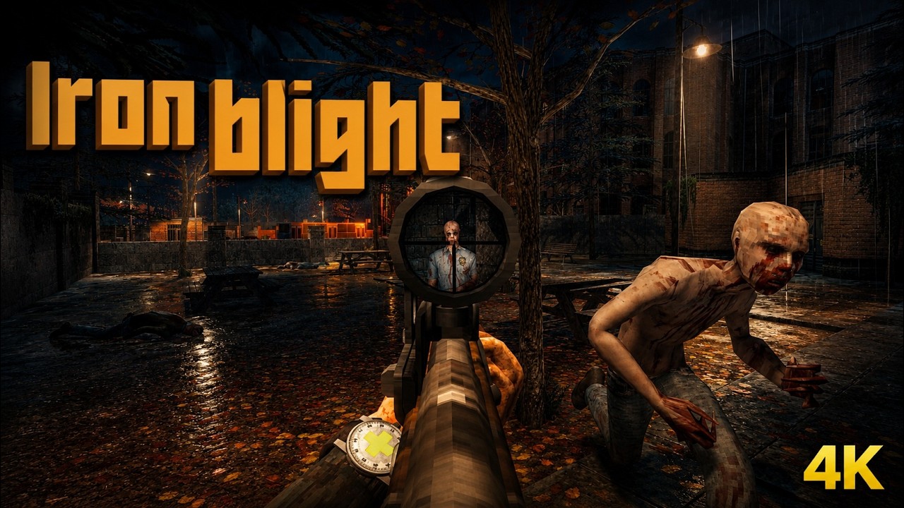 IRON BLIGHT - FULL GAME WALKTHROUGH | SURVIVAL HORROR [4K] NO COMMENTARY