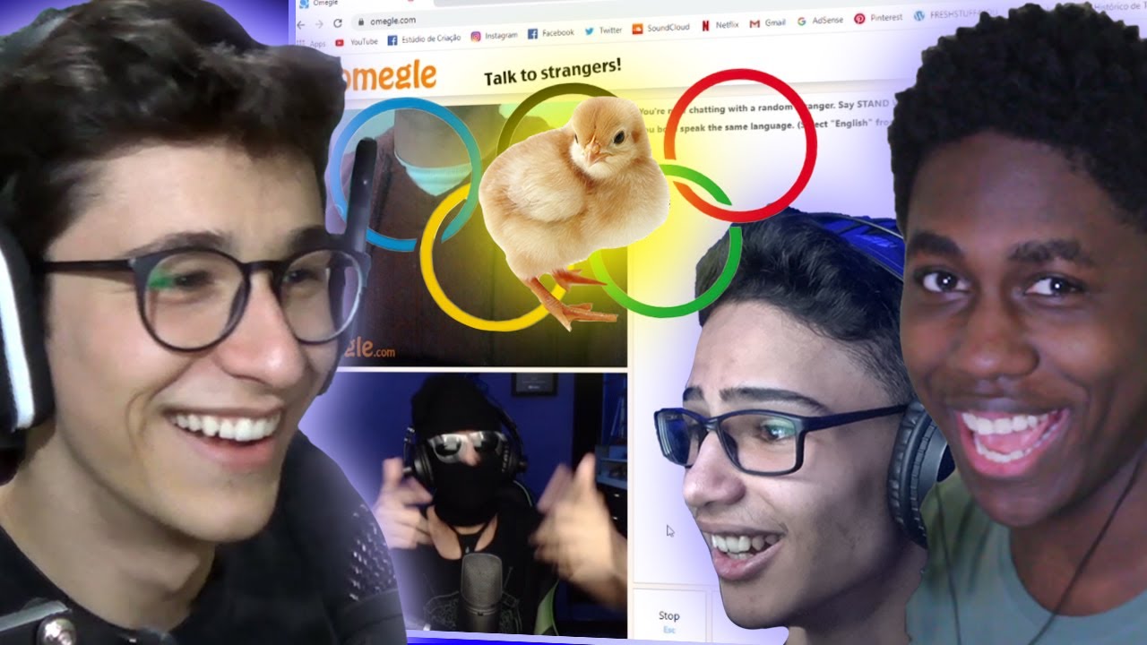 ROLIMPÍADAS DO OMEGLE | ft CANAL ABELHA e SR. SIDER