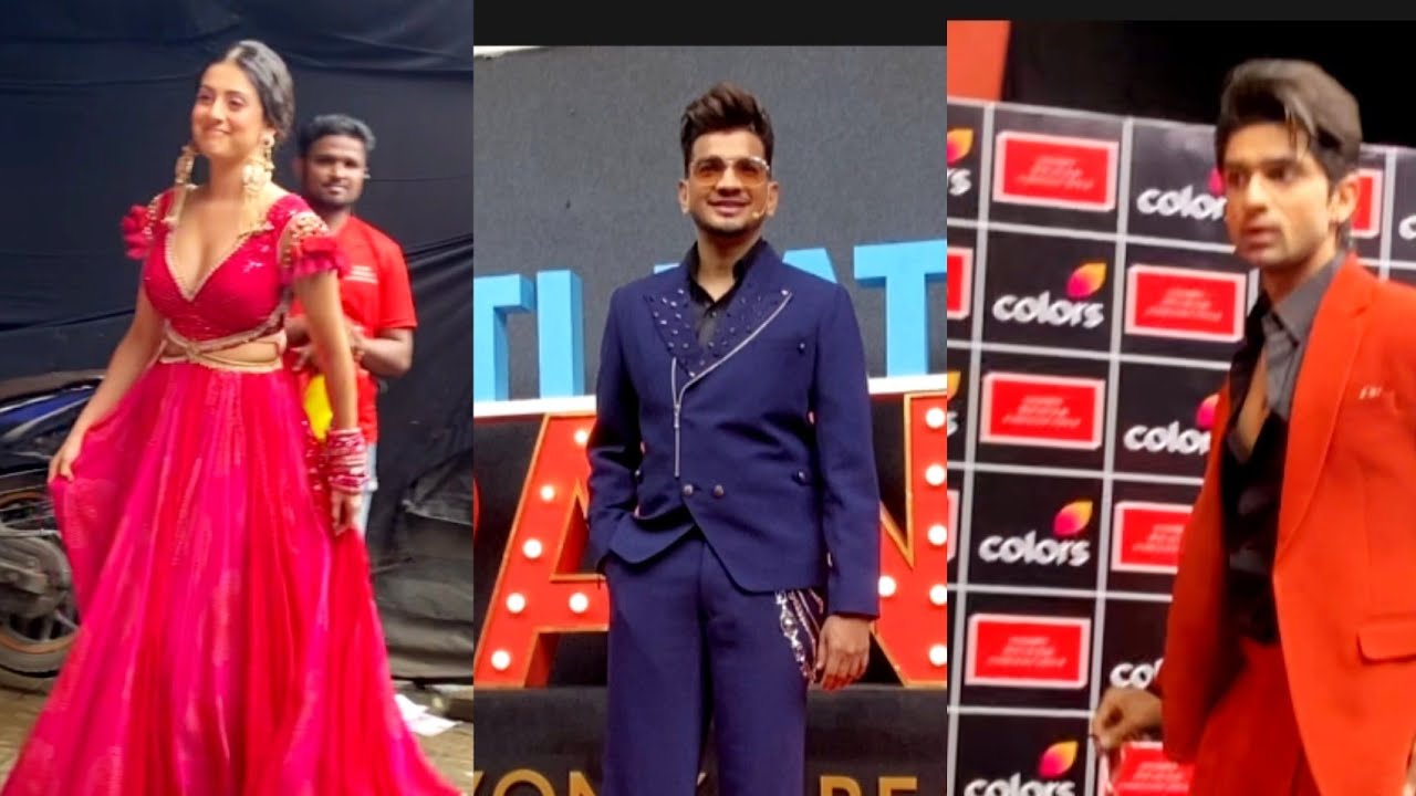 Isha Malviya Abhishek Kumar Munawar Faruqui At Pati Patni Aur Panga Show in Mumbai 