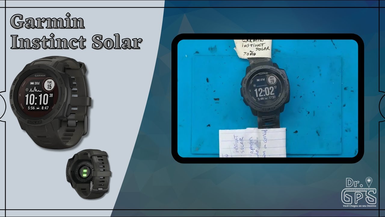 Garmin Instinct Solar - Desligando Quando Pega Sinal (DR.GPS_SJC)