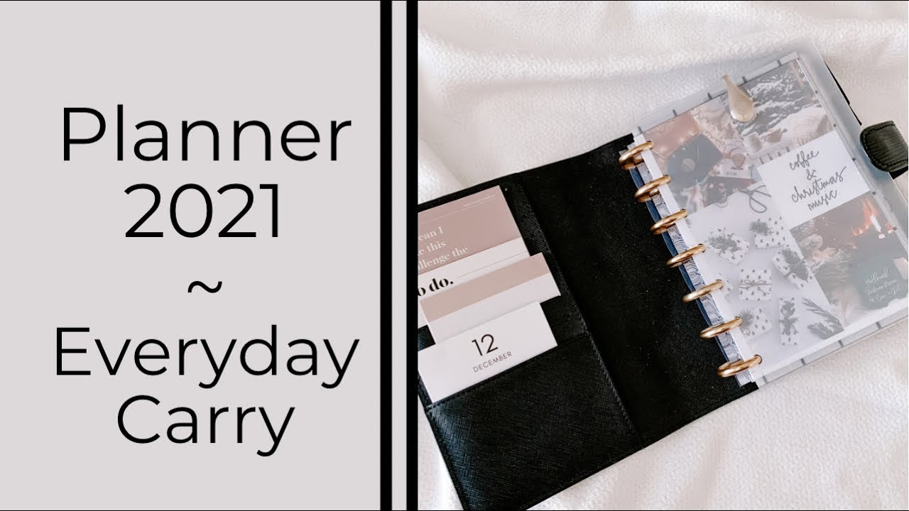 EVERYDAY CARRY PLANNER || Mini HP || Planner Set Up 2021
