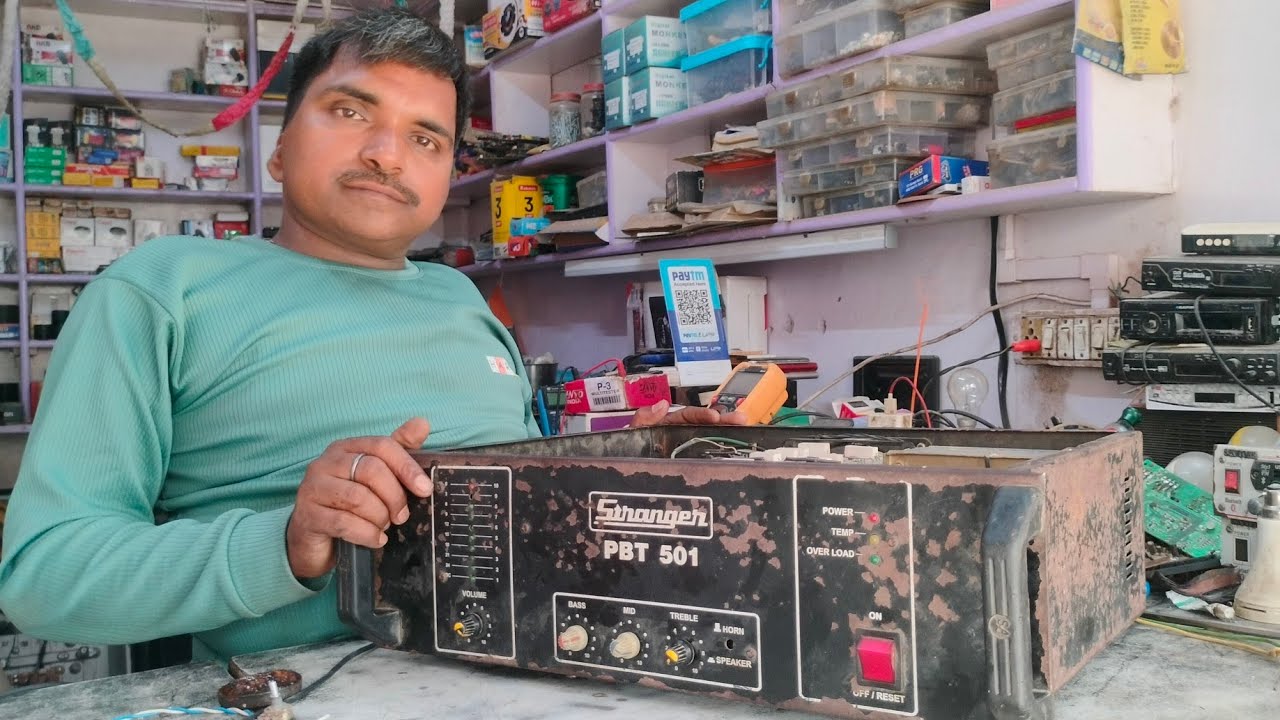Amplifier Ghar par kaise banaye. How does Amplifier repair .stranger PBT 501 amplifier dead problem