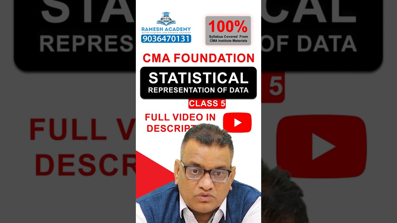 🎓 СТАТИСТИКА | ОСНОВНОЙ КУРС CMA | 5 КЛАСС #cma #rameshacademy #statistics #cmafoundation #cmacla...