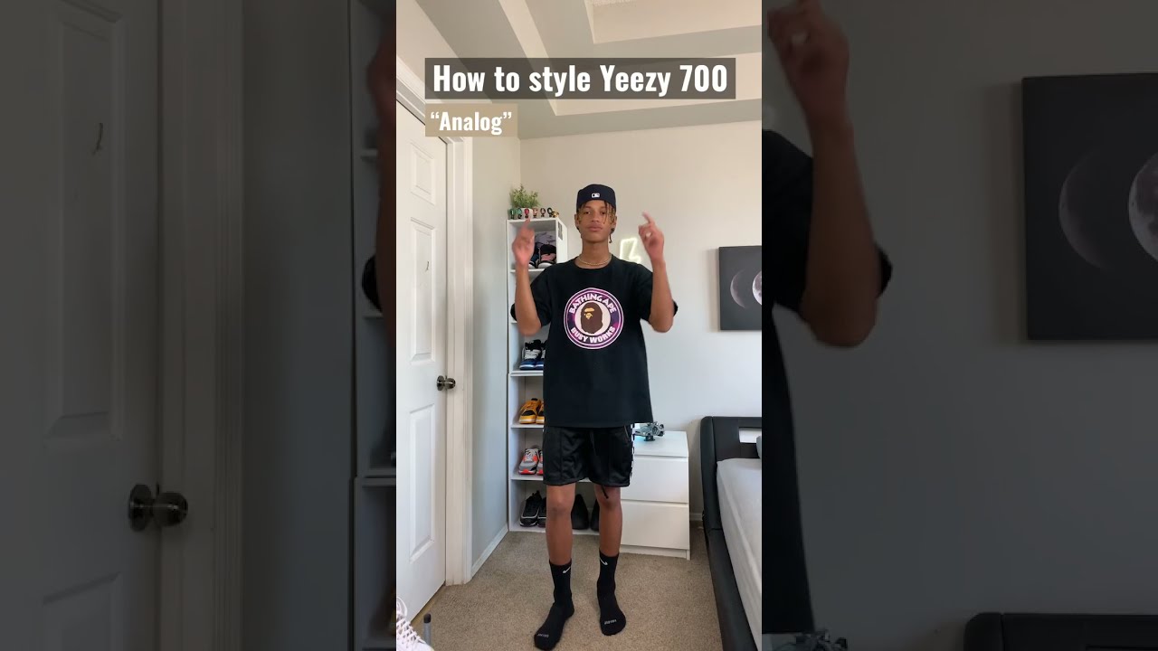 How To Style Yeezy 700 &ldquo;Analog&rdquo; || styling my shoes V14