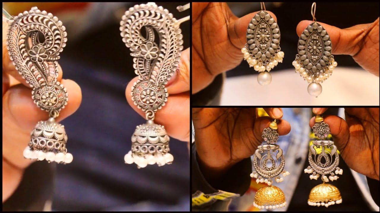 Silver Replica Jewellery Wholesale Market In Kolkata || Premium Silver Replica Earrings Wholesale ||
