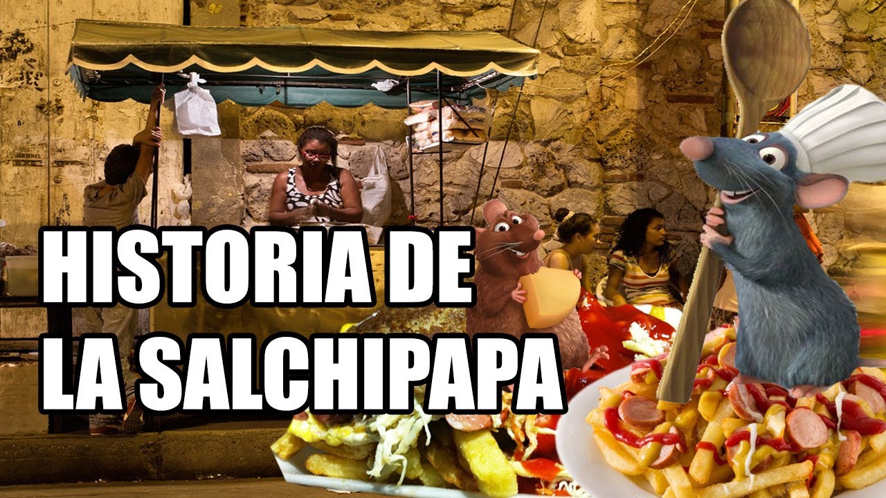 HISTORIA DE LA SALCHIPAPA | El origen de la TIA VENENO #peru #colombia #salchipapa