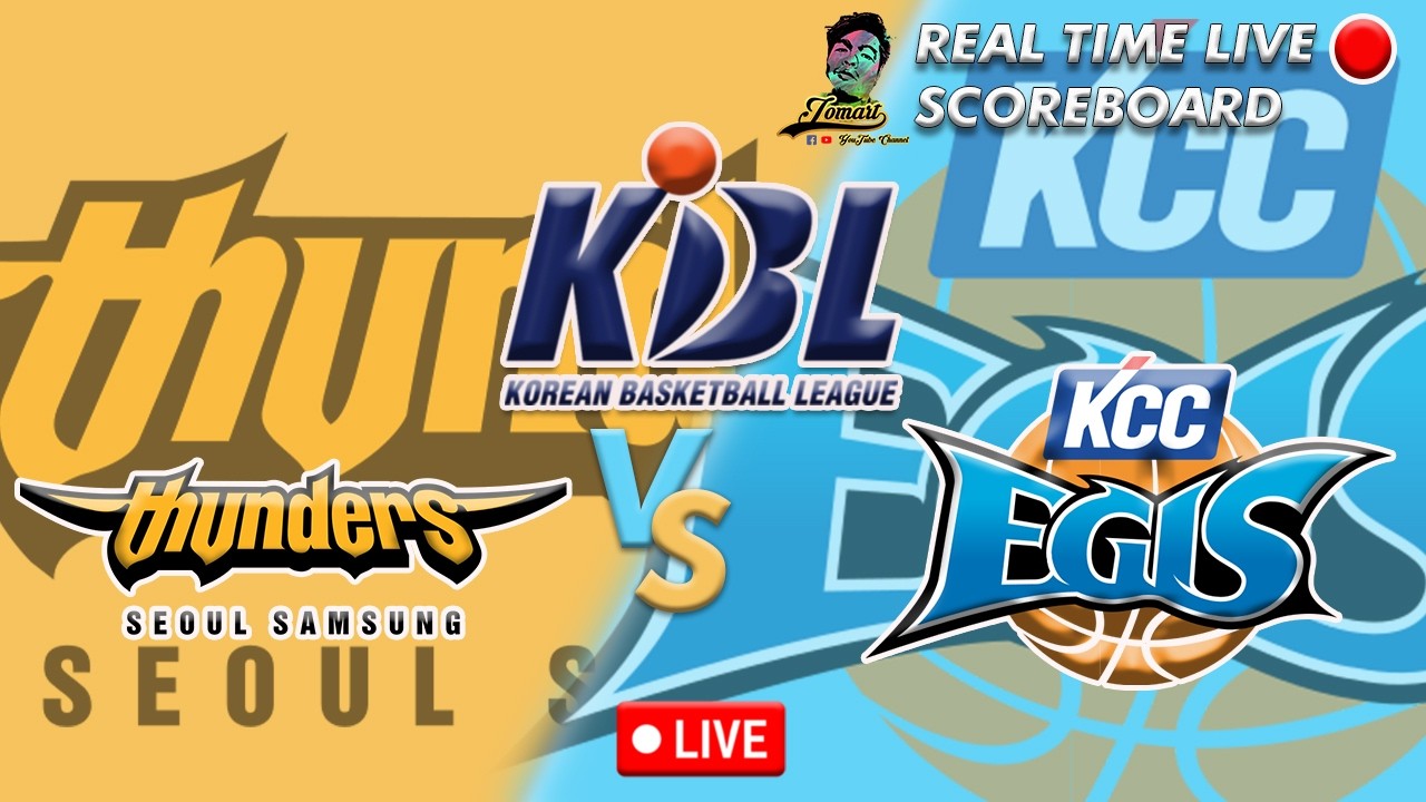 🔴KBL LIVE SEOUL SAMSUNG THUNDERS VS BUSAN KCC EGIS KOREAN BASKETBALL LEAGUE 03-07-26