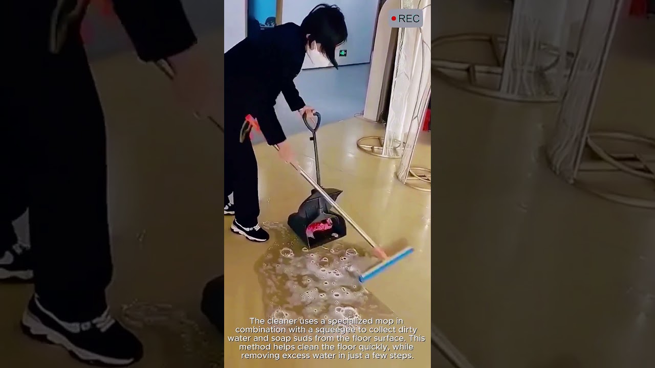 Fast Floor Cleaning Skill You Should Try #video #viral #creative #technology #machine