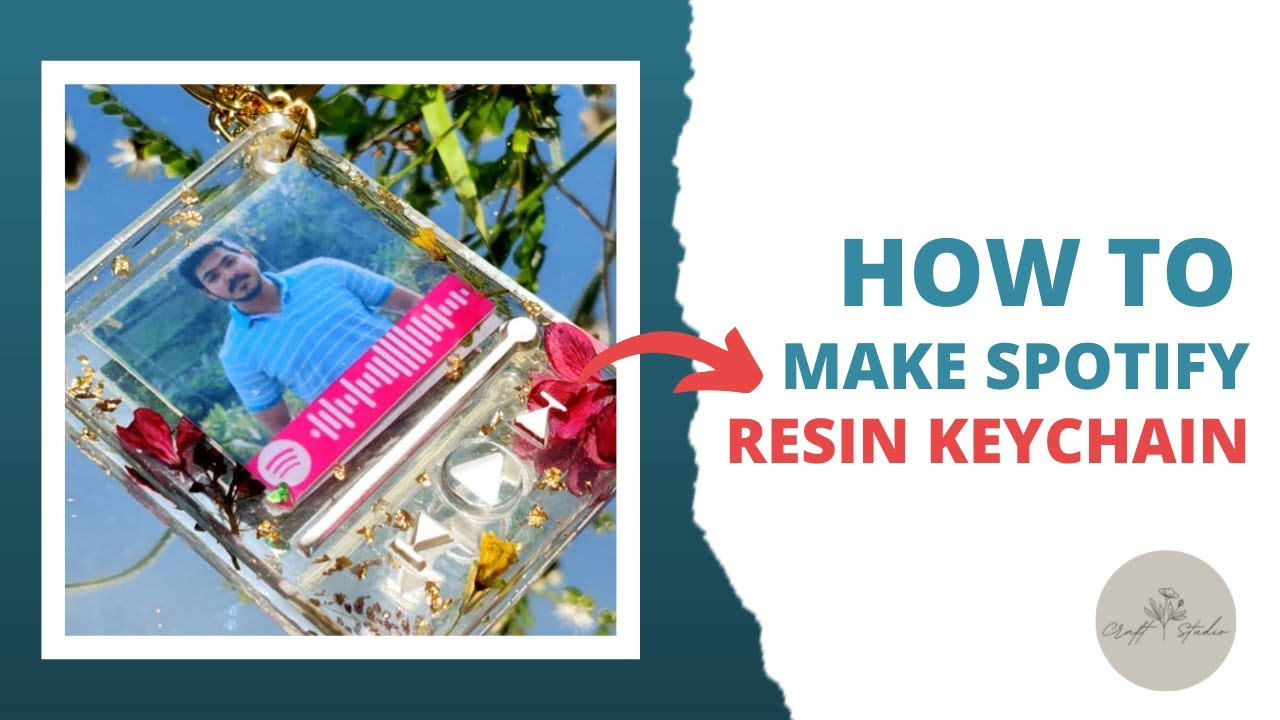 Spotify Resin Keychain Tutorial #1 #spotifykeychain