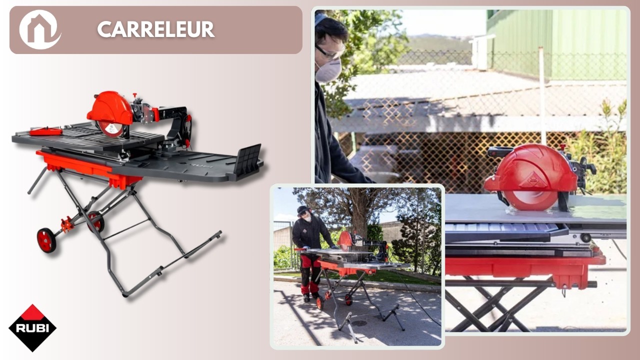 Coupe carrelage &eacute;lectrique DT-250 Max Rubi | Krenobat