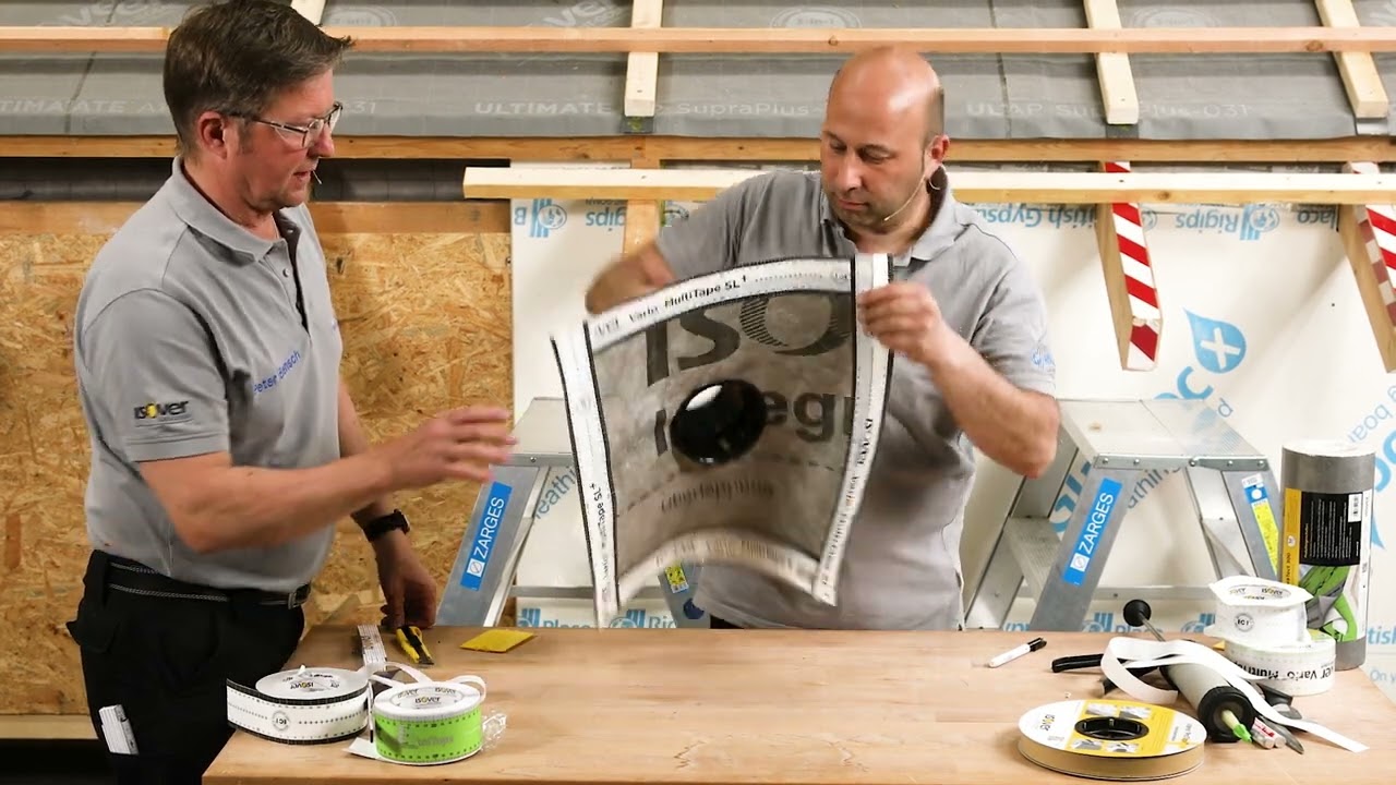 Lüftungsziegel am Steildach anschließen ✔ ISOVER live ★ Web TV für Handwerker