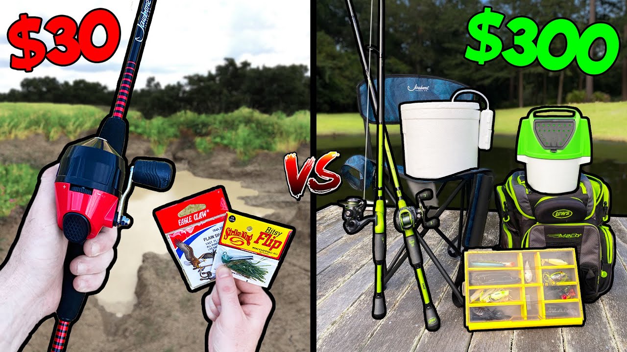 $30 vs $300 Budget Fishing Challenge