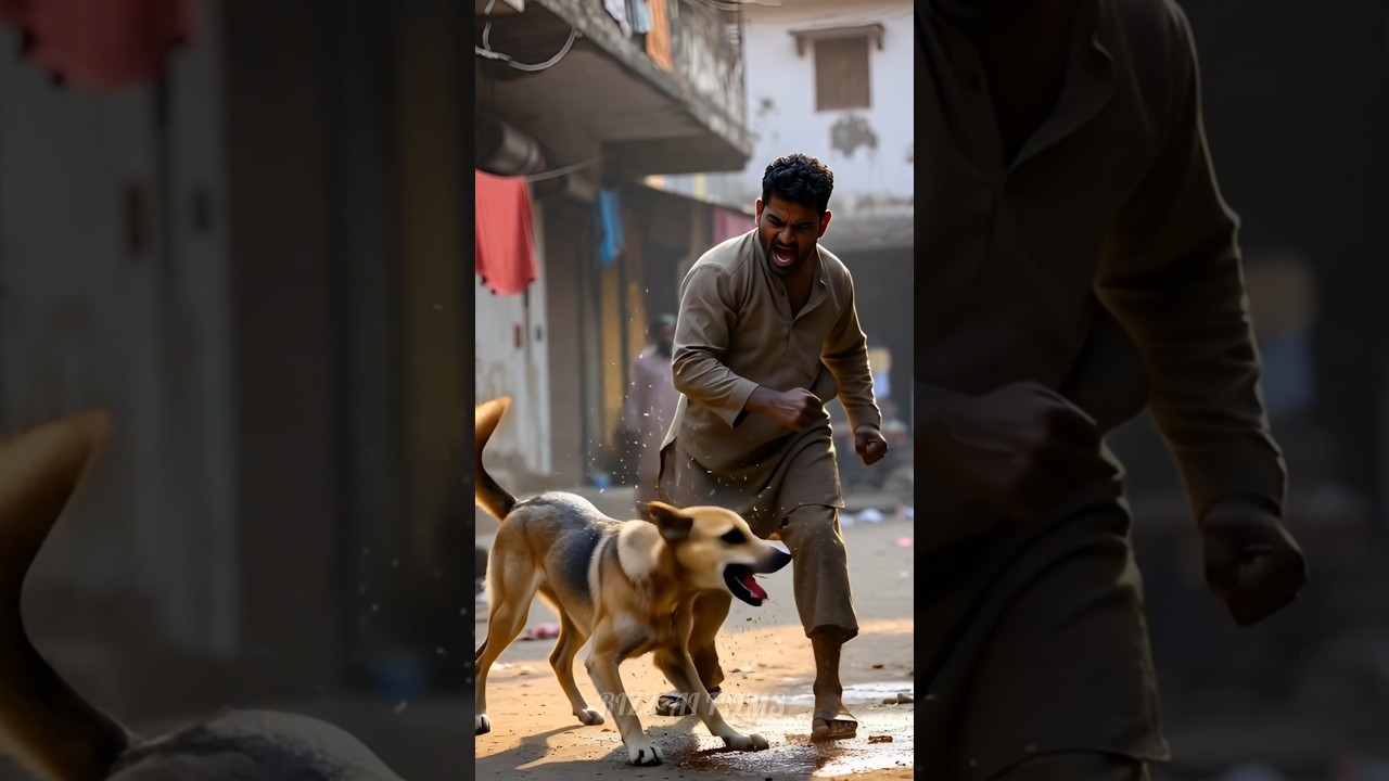 “He thought the dog was weak… until the streets answered back 🐕🔥” 