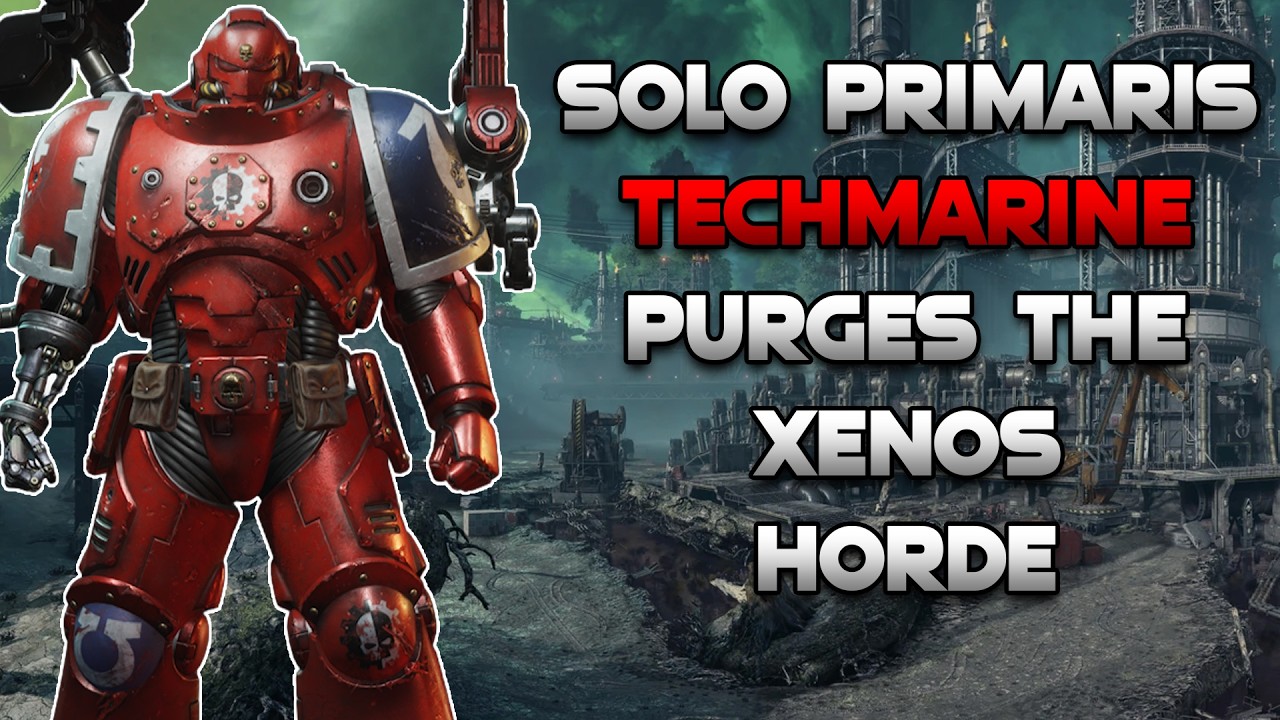 SOLO 1st Company Ultramarine TECHMARINE Purges Xenos in the Name of the Omnissiah - Space Marine 2