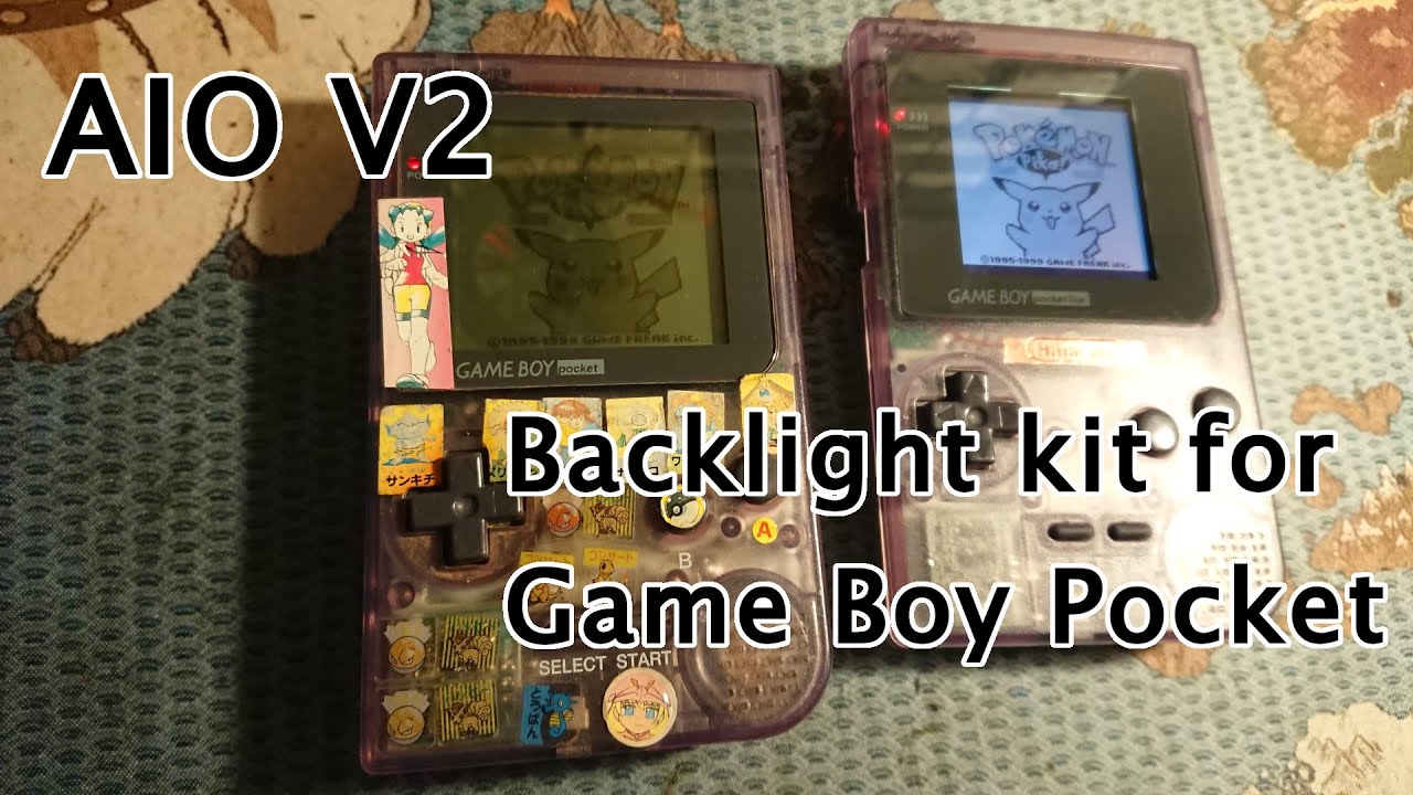 Installing a Backlight kit (HiVision AIO) in a Game Boy Pocket