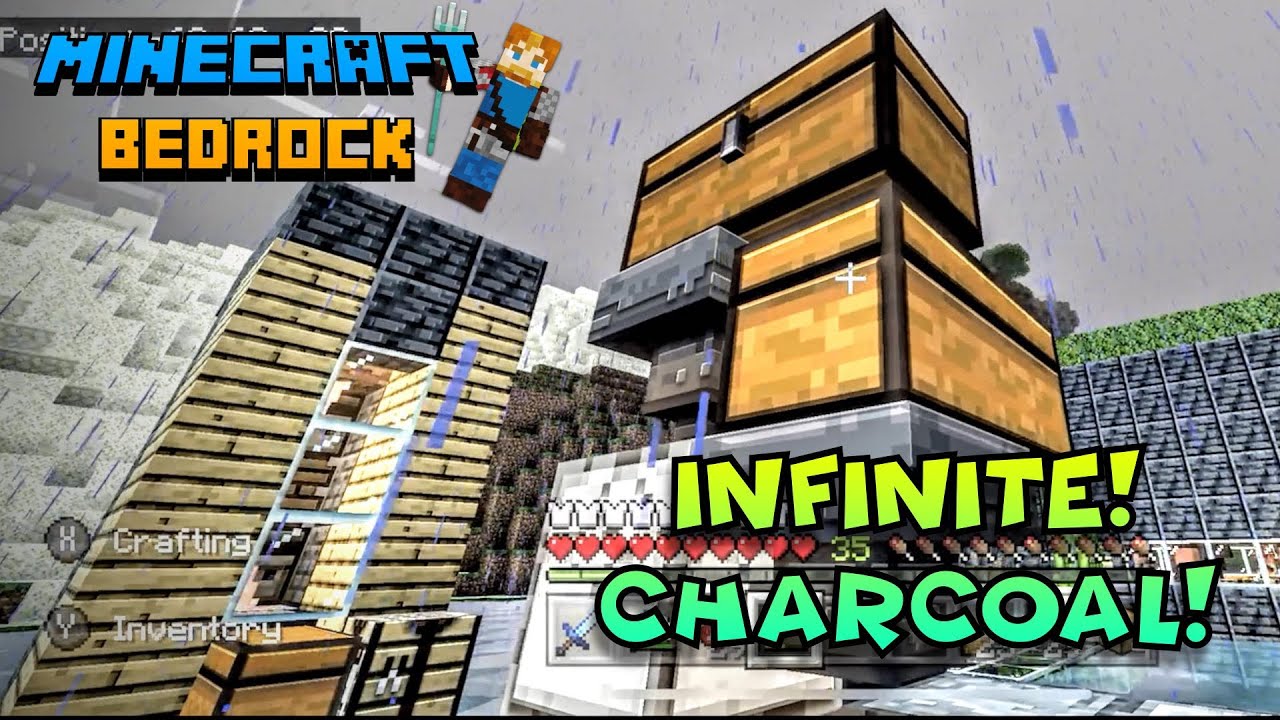 Coal Farm / Charcoal Farm Minecraft 1.19 [MCPE / Console / PC]