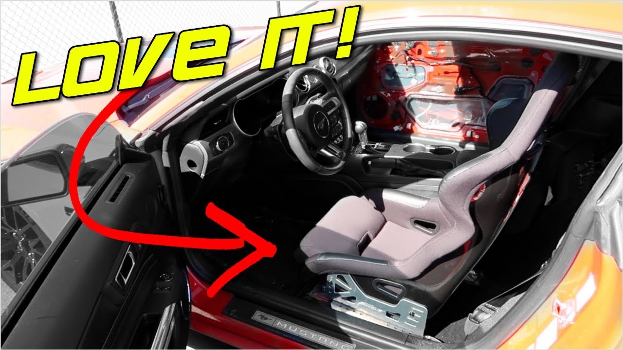 2019 MUSTANG GT RACE SEAT UPGRADE- FAT FAB MOUNTS SAVES THE DAY!