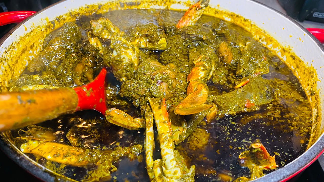 How to Make Liberian Red Oil Cassava Leaves | Simple & Tasty |