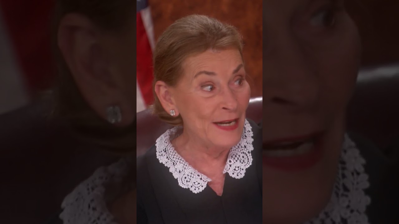 Judge Judy knows who the plaintiff is! #shorts