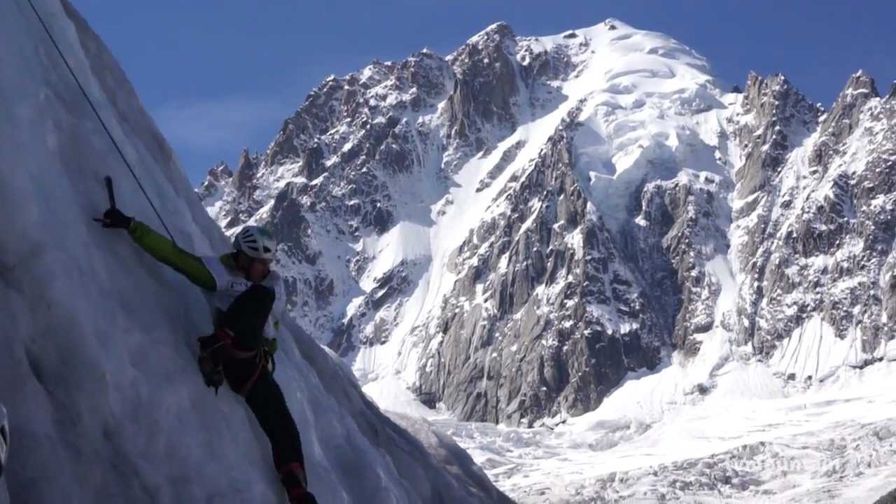 Examen Aspirant Guide 2011 épreuve de glace Chamonix Mont-Blanc Glacier d'Argentière alpinisme