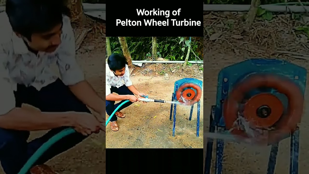 Pelton Wheel Turbine Working | Mr Turner #turnertricks