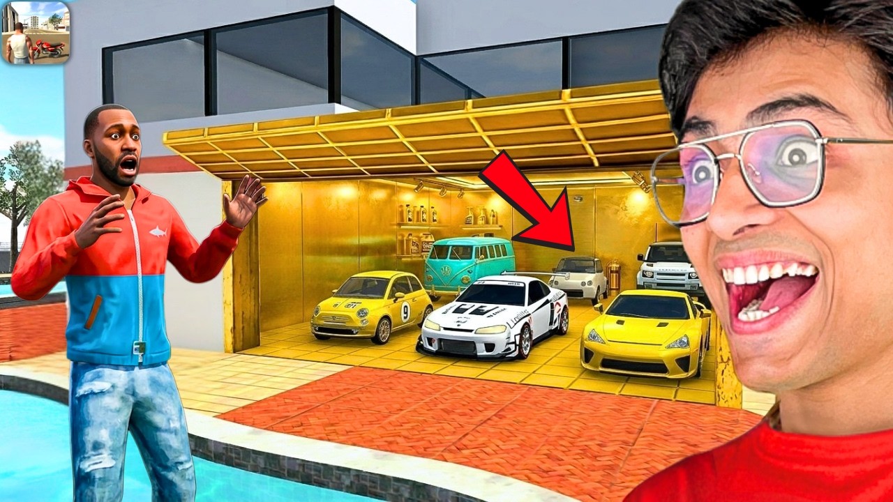 Franklin Found Secret GARAGE in INDIAN BIKE DRIVING 3D😱