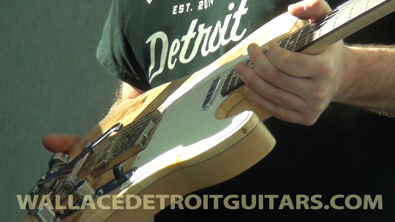 Wallace Detroit Guitars - NAMM 2017 Press Room Interview/Demo - musicUcansee