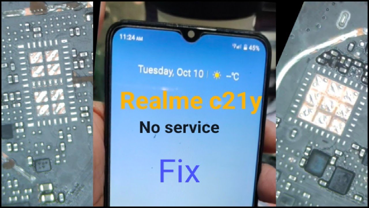 Realme c21y no service solution / how to repair signal problam 2g 3g ic change