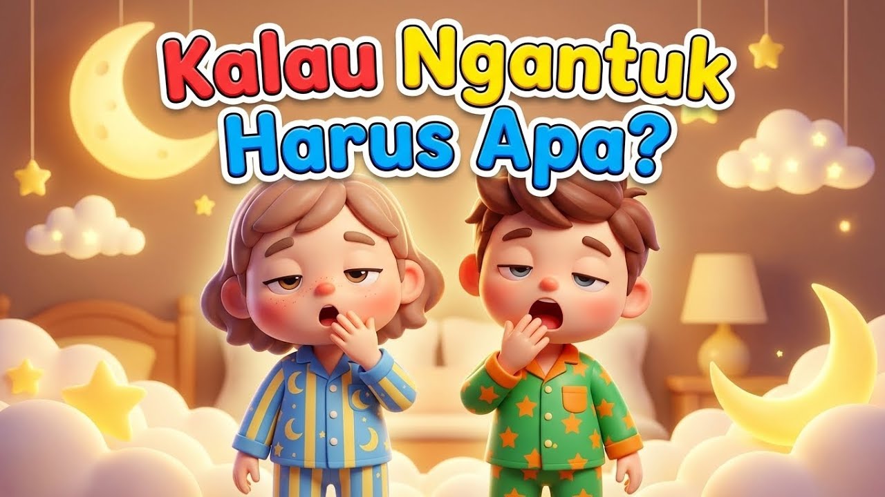 Kalau Ngantuk Harus Apa? | Lagu Anak Edukatif | Luri & Nico